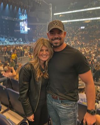 Loreili Hutch with her husband Jesse Hutch. 